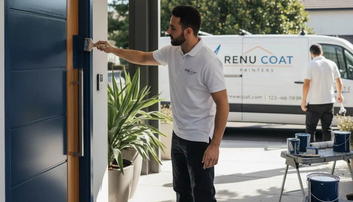 Professional door painting and refinishing in Escondido, CA for homes with durable, sun-resistant finishes