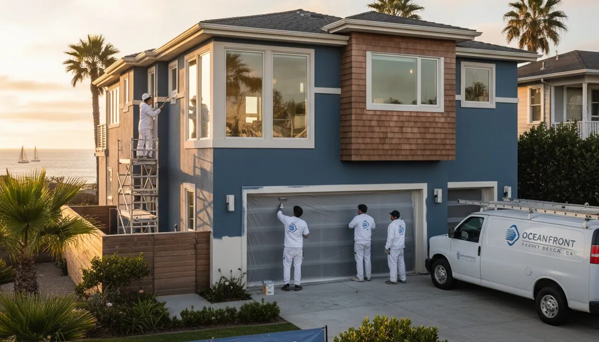 House painting service in Escondido, CA for residential interior and exterior homes