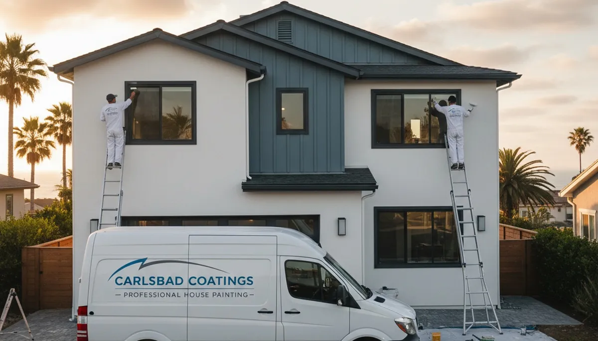 House painting service in Escondido, CA by Painter Escondido CA for residential exterior painting