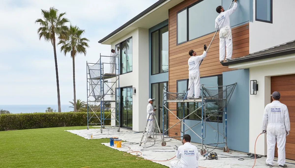 House painters in Escondido, CA providing residential painting services for local homes