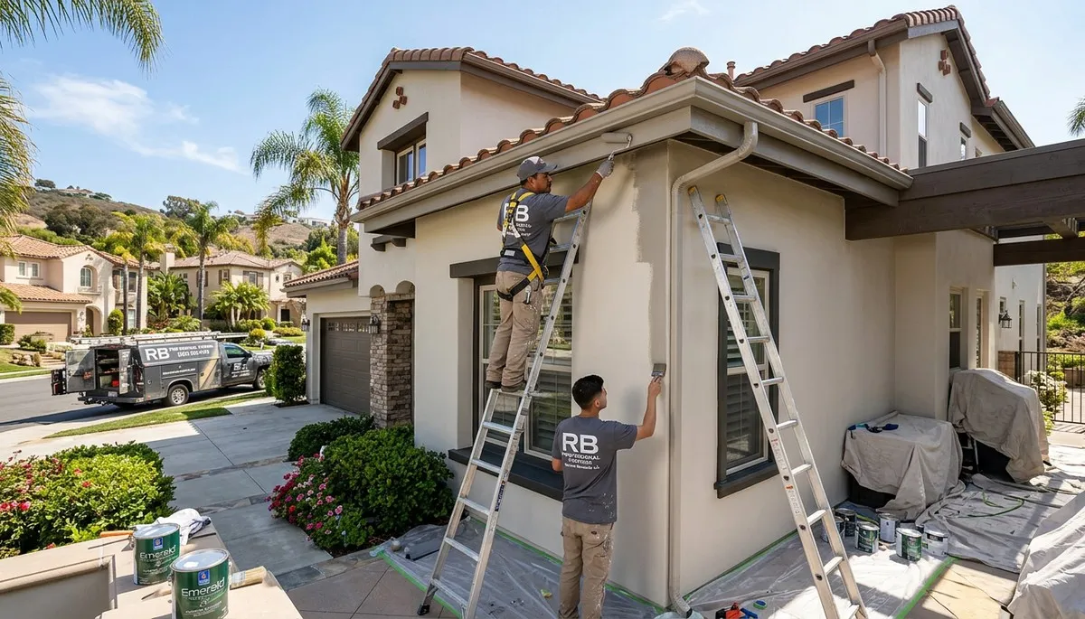 Professional house painters in Escondido, CA enhancing home exteriors with expert painting services
