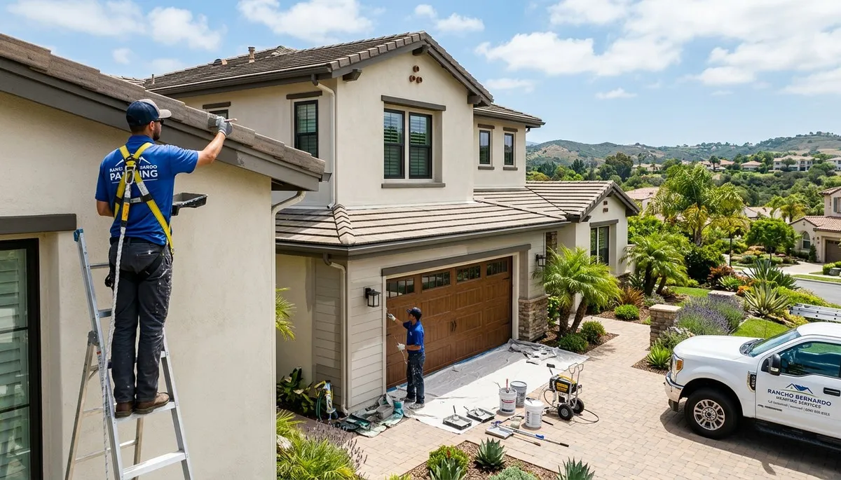 Professional house painters in Escondido CA providing expert exterior and interior painting services